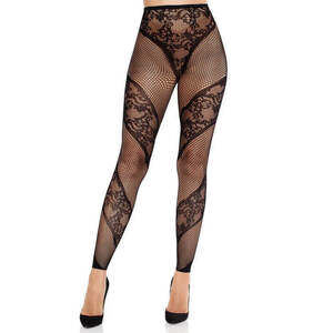 Leg Avenue - Azura Footless Tights - Black